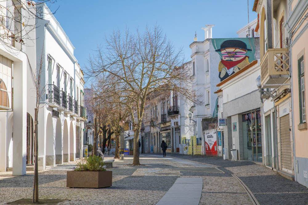 Beja city center, Portugal.