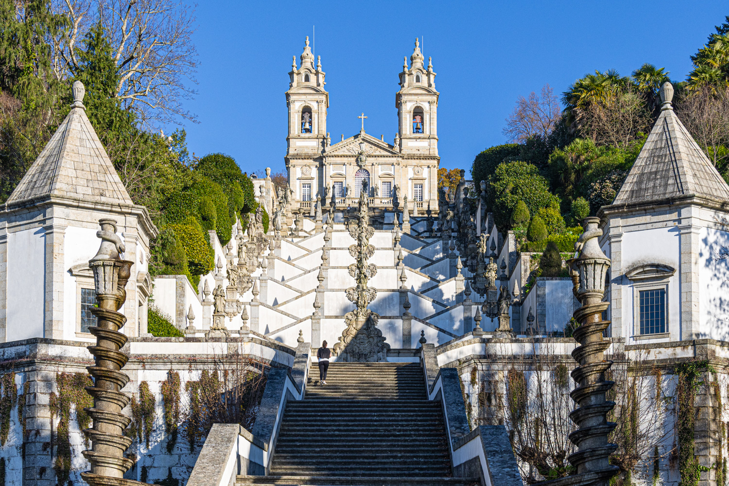 Sanctuary of Bom Jesus do monte in Braga, Portugal.