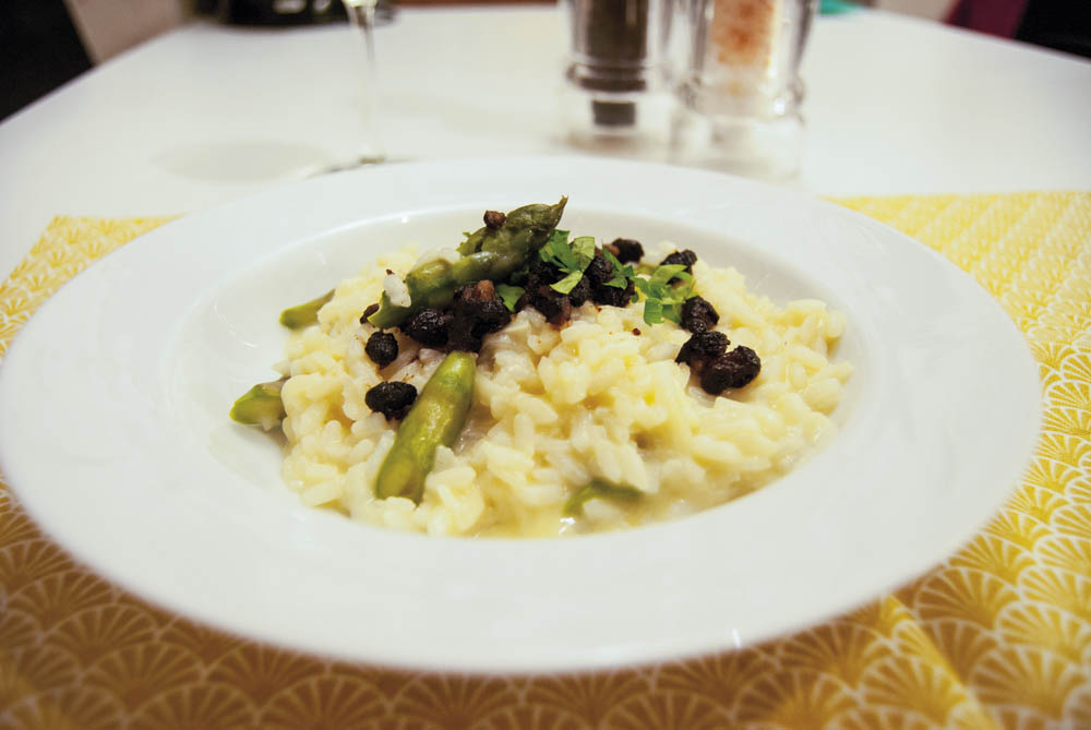 Risotto med sparris